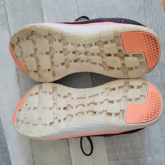 Reebok Womens Astroride Running Shoes Size 9.5 Gray & Coral Lightweight Breathab - Picture 5 of 6